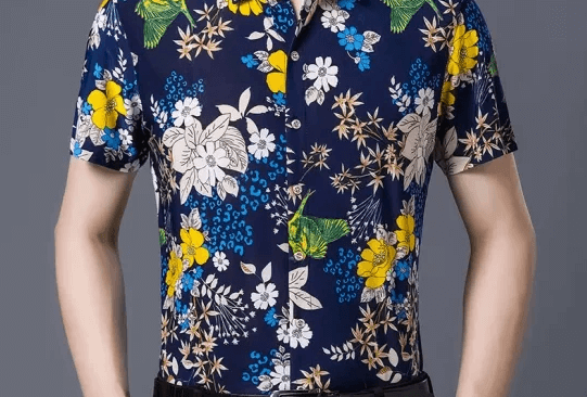 299 rs only flower style casual men shirt long sleeve thesparkshop.in