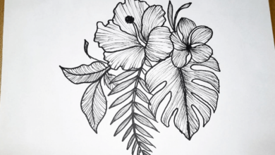 Drawing:7pjp3zfx8wu= Hawaiian Flowers